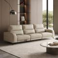 3-Seat Leather Reclining Sectional Sofa