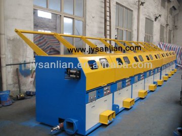 High efficient straight welding wire drawing machine