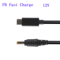 USB-C σε DC Jack Power Ρύθμιση καλωδίου