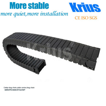 PA66,plastic Material and Drag Chain Type engineering flelxible cable carrier