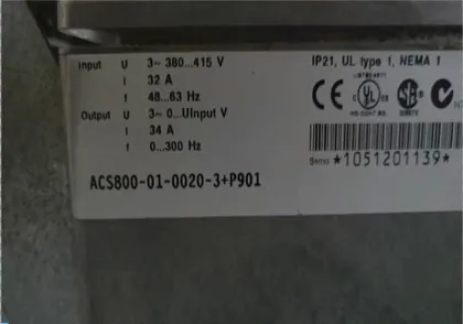 ACS800-01-0020-3+P901 ABB ACS800 Universal Driver Modules