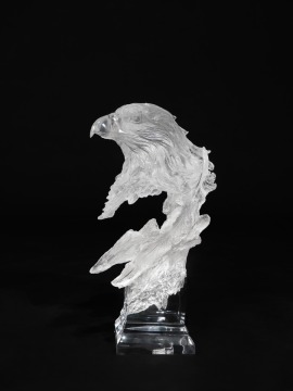 Summit Eagle Sculpture Transparent Crystal small decoration