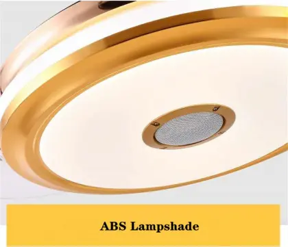 Smart home blue tooth speaker invisible ceiling fan