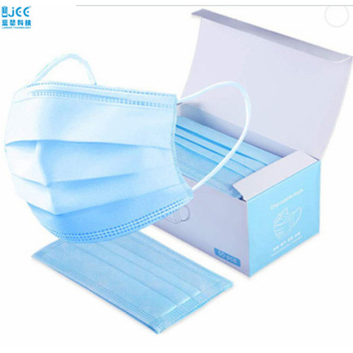 Earloop Disposable Dustproof Non Woven 3ply Face Mask