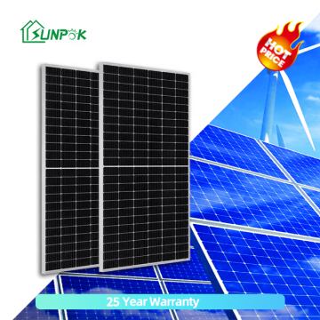 High Efficiency Sunpok Solar Panels: 390W to 550W Modules with Wholesale Pricing for Solar Projects, Made in China