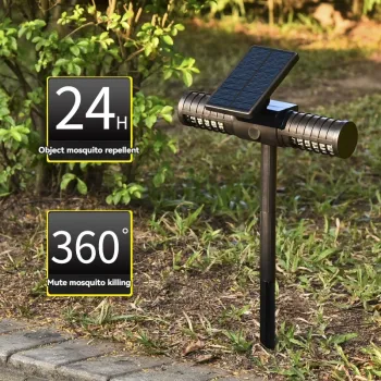 Waterproof Solar Mosquito Killer Lamp for Yard and Garden