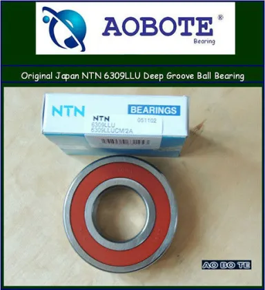 Japan Ntn 6309llu Ntn Ball Bearings Abec 5 , Deep Groove Ball Bearing