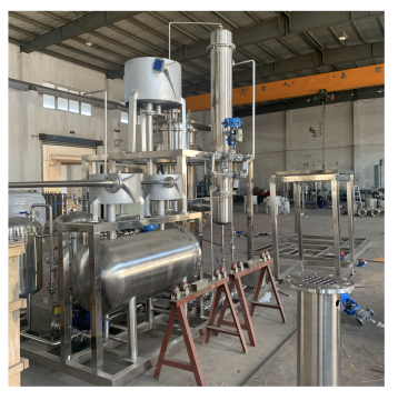 High Efficiency Stainless Steel Lab Scale Vacuum Distillation Falling Film Evaporator for Enhanced Heat Transfer