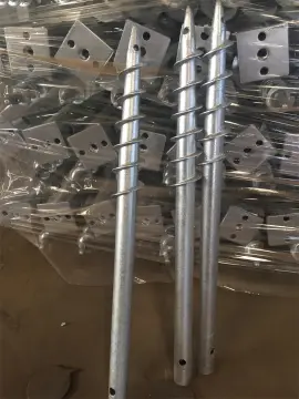 Ground Screw Flange Screw Pile For Base Support