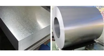 Standard and resist fingerprint zinc coated plate