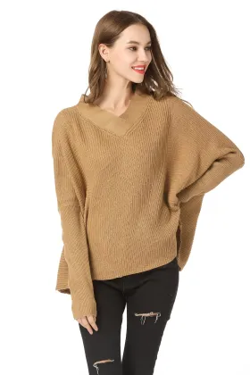 Gradient Color Cotton Pullover Fashion Sweater