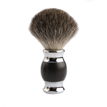 High Quality Natural Black Wooden Handle Badger Hair Shaving Brush