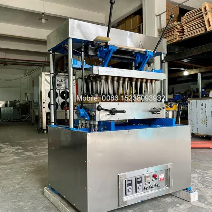 Blue Customizable Ice Cream Cone Machine
