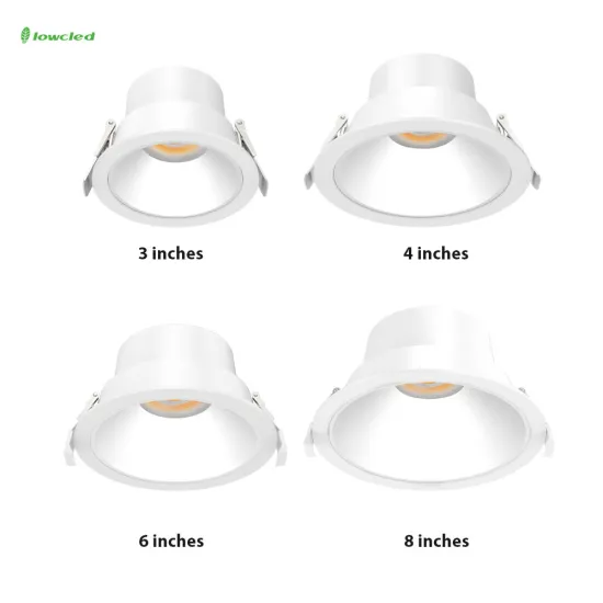 Adjustable 10W to 40W Recessed COB LED Downlight Commercial Lighting Solutions