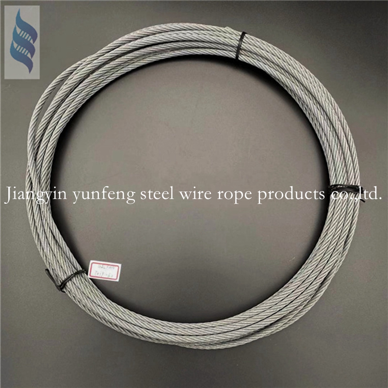 Galfan wire rope for mountain protection