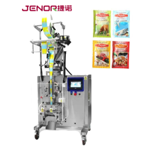 Máquina de embalagem vertical pequena automática do saco do saco da selagem do detergente do saquinho líquido da água da eficiência elevada para 0.3-15