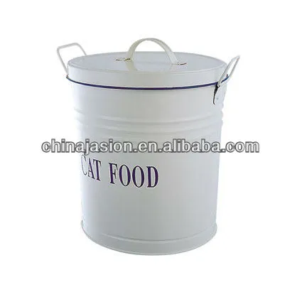 pet food container with lid