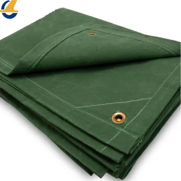 Polyester Canvas Boat Tarp with Drains