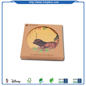 Square paperboard Coaster Set of 6