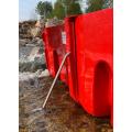 Innovative 1m ABS flood barrier for uneven ground