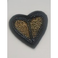 Love embroidered beads patche