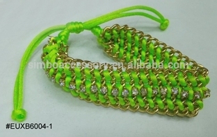 weaving bracelet/ braided bracelet/ knitting bracelet/chain bracelet/diamond bracelet/latest jewelry/hot new product for 2015