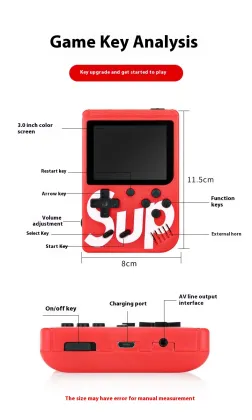 400-in-1 Double Retro Handheld Game Console