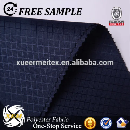 Dobby honey comb pattern oxford fabric with pu coating for golf bag