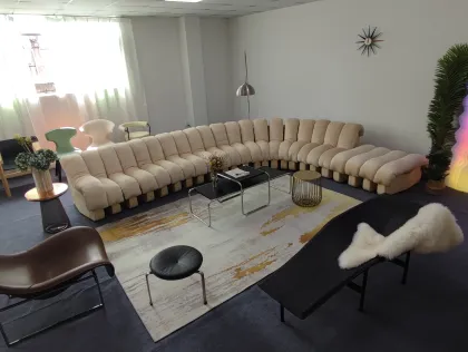 vintage de sede snake sofa