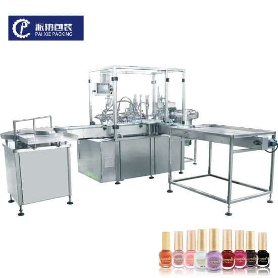Easy Operate Automatic Double Head Nail Polish Filling Machine