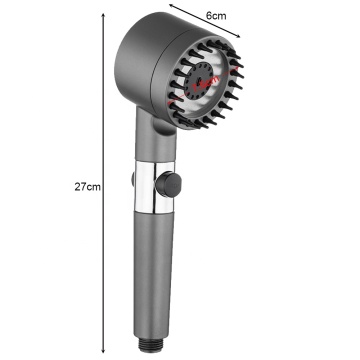 ABS Plastic High Pressure Three-Function Rainfall Shower Head Set with Filter