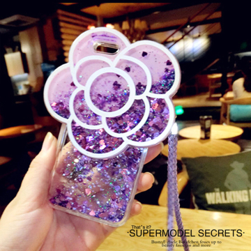 2016 hot salling Liquid Glitter Sand Star Crystal Phone Case for iphone 7