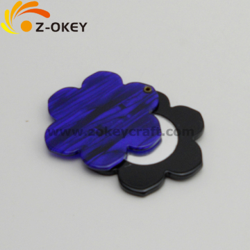 Flower shape acrylic mirrors with a hole for being keychain www alibaba com