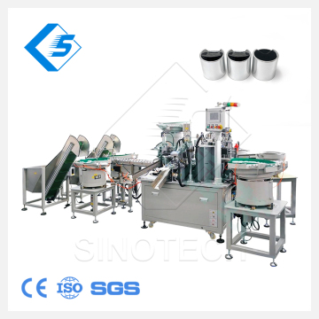 Affordable Aluminum Screw Cover Disc Top Cap Assembling Machine with Various Sizes