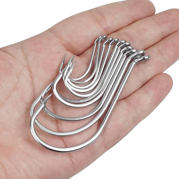 Long Shank Stainless Steel Forged Offset Suicide Fishing Hook