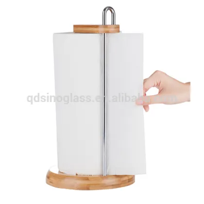 SINOGLASS bamboo napkin ring Paper Towel Holder