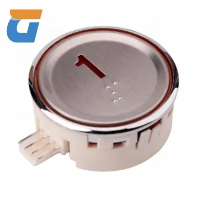 LG Sigma AK-29B Round Button: Elevator Accessories, Braille Button Switch for Doors and Circuits