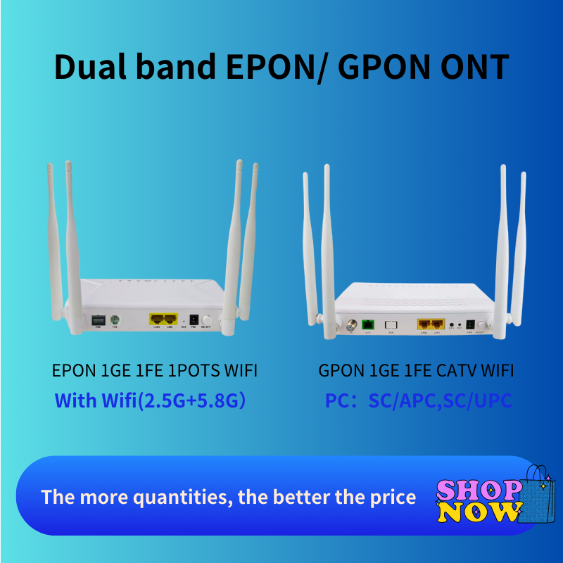 Dual band GEPON ONT