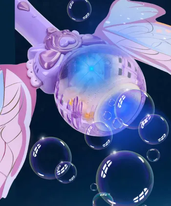 New Cartoon Bubble Sticks: Outdoor Toys and Fairy Plastic Stick Soap Bubble Toy for Girls