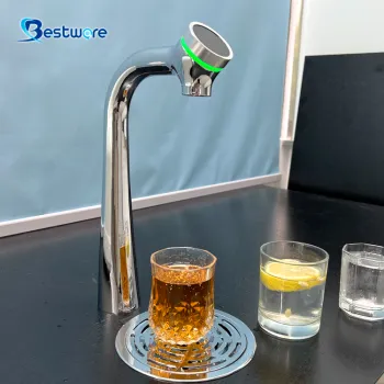 Modern Single Hole Stainless Steel Sparkling Water Faucet