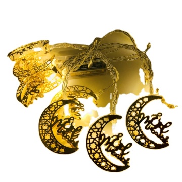 Moon Star LED String Lights per Eid Mubarak Ramadan Decoration