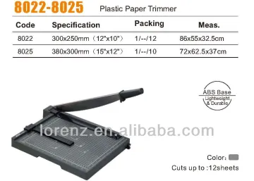 deli plastic paper trimmer