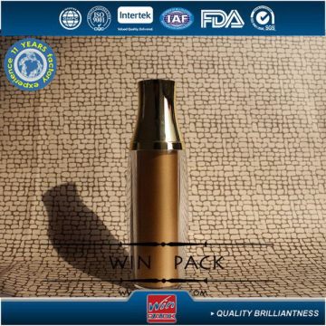Alibaba china promotional airless aluminum cosmetic bottle in na
