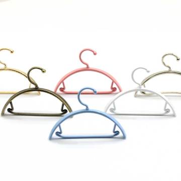 Wholesale Cute Mini  Alloy Clothes Rack Clothes Hanger 100pcs/Bag For Craft DIY Accessories Embellishments