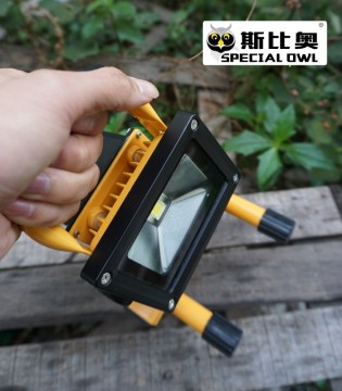 20W COB Super Bright LED Flood Light, Work Light, Rechargeable, Outdoor Portable, Flood/Project Lamp, IP67