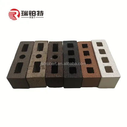 Hot Selling High Strength Hollow Red Clay Bricks for Building Materials