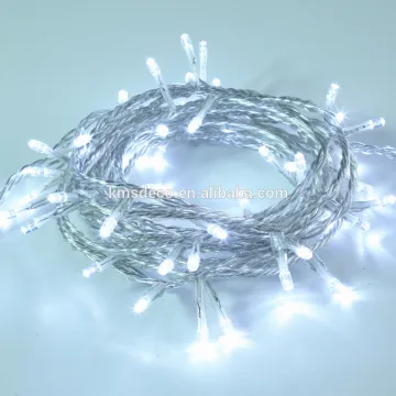 IP44 clear wire twinkling cool white flexible lights 100led with controller holiday outdoor decoration
