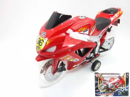 FRICTION MOTOCYCLE W/LIGHT,IC