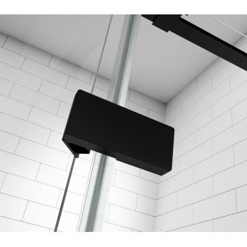 Rectangular shower enclosure with sink hinge