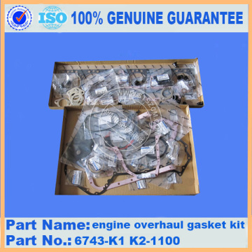Komatsu D155A engine gasket kits 6212-K1-9901 6212-K2-9901